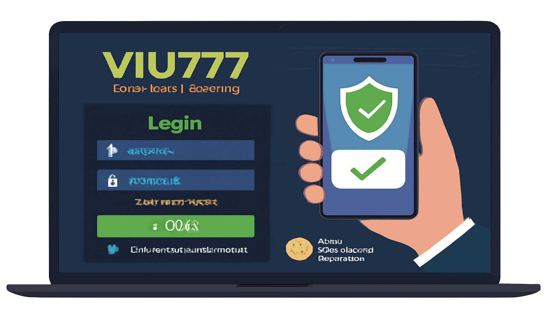 Criar uma nova Conta no plataforma VIU777